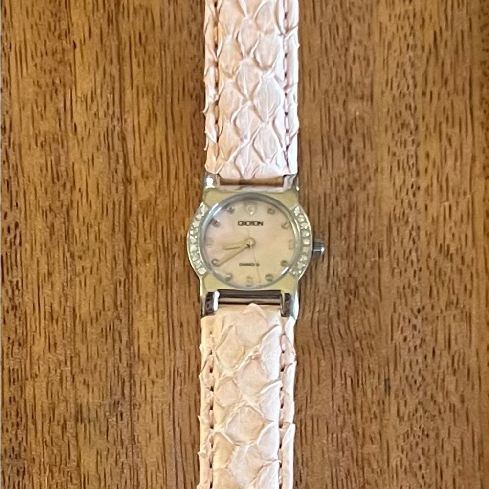 Croton Pink Python Watch - image 1